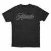 HUMBE Green Logo Unisex T Shirt Black